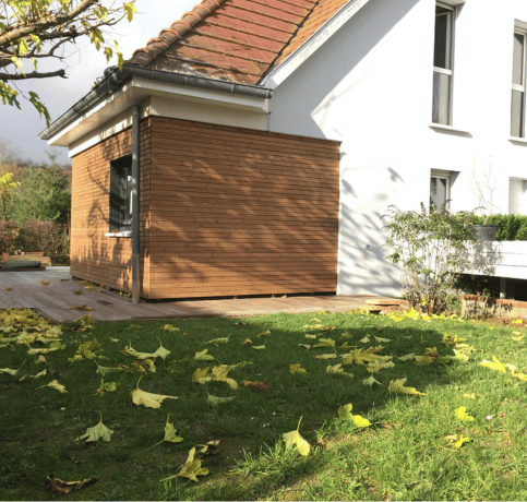Agrandissement de maison blanche