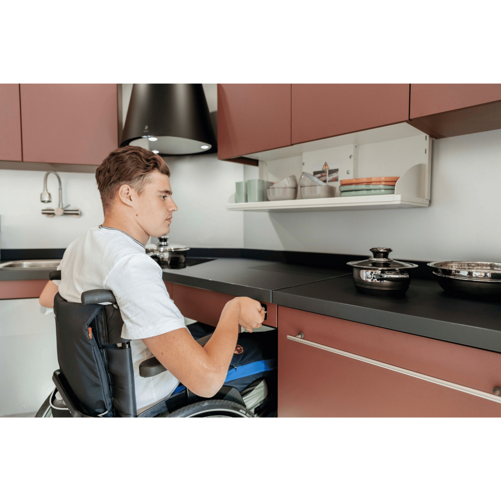 Logement adapte OTO avec cuisine ergonomique PMR