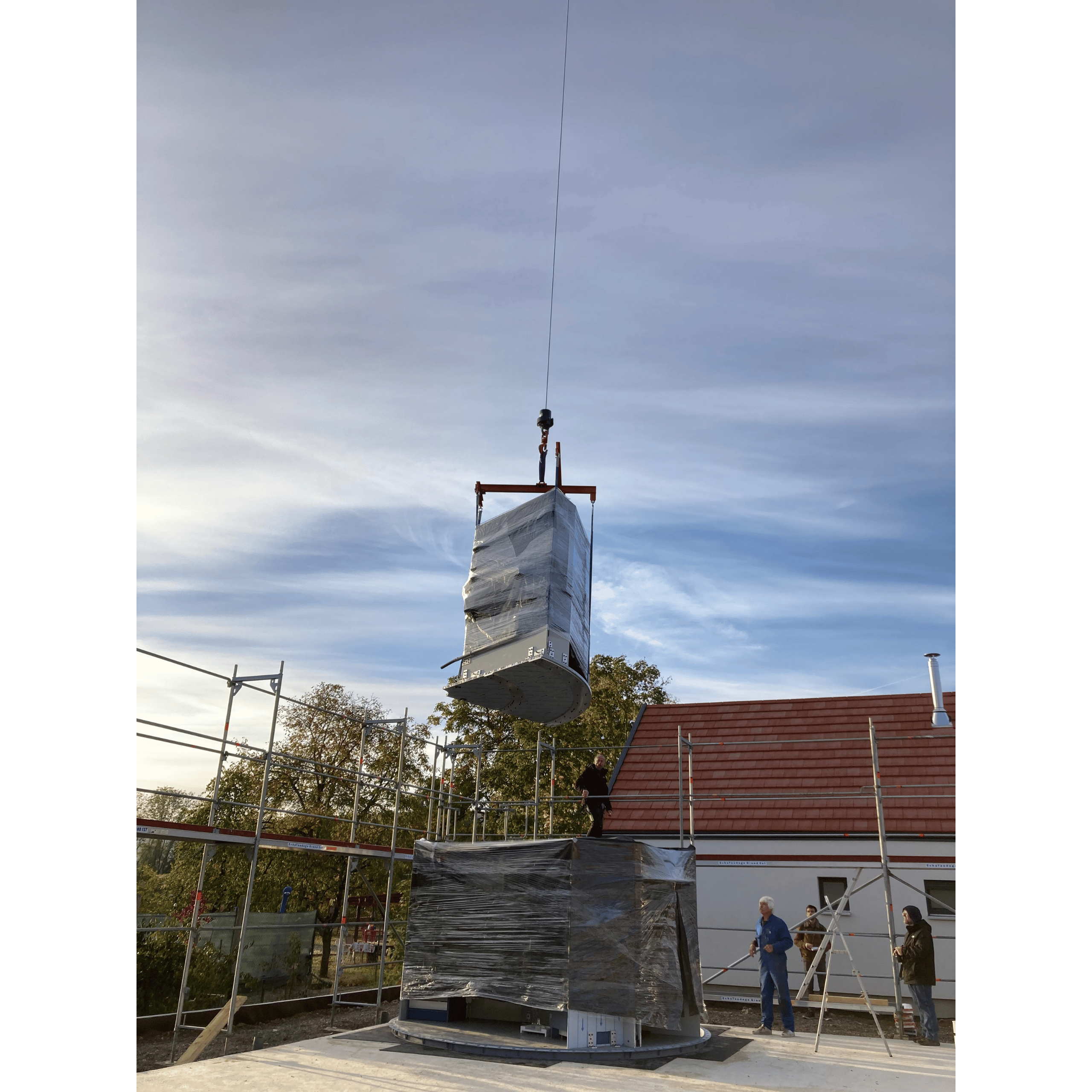 Module OTO pret a etre installe sur chantier