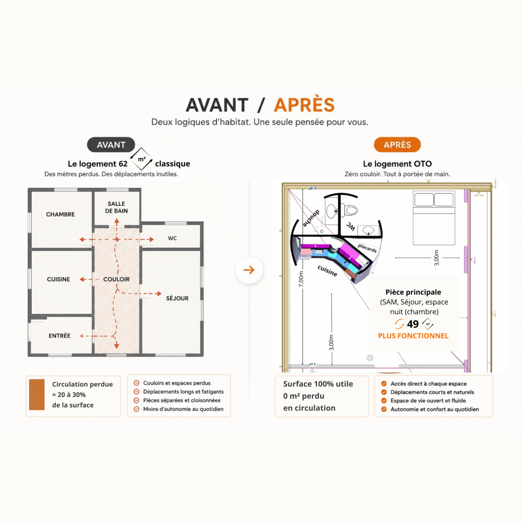 OTO Maison des m2 plus fonctionnels